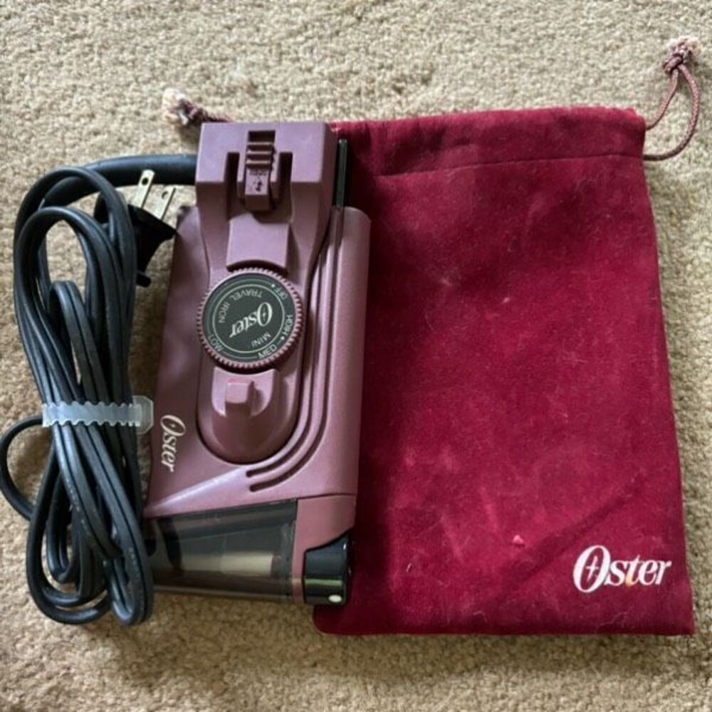 Vintage Oster Mini Travel Iron No. 308-07A In Bag
